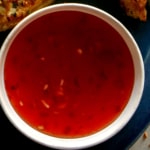 Sweet chili sauce recipe in a ramekin.
