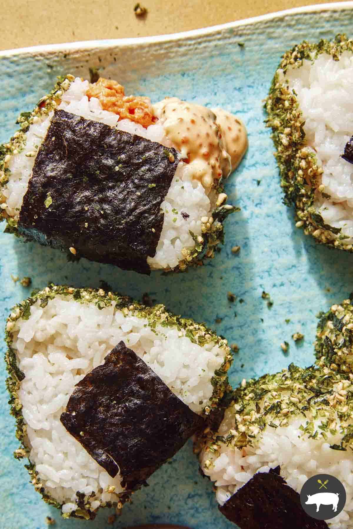 Spicy Tuna Onigiri - Spoon Fork Bacon.