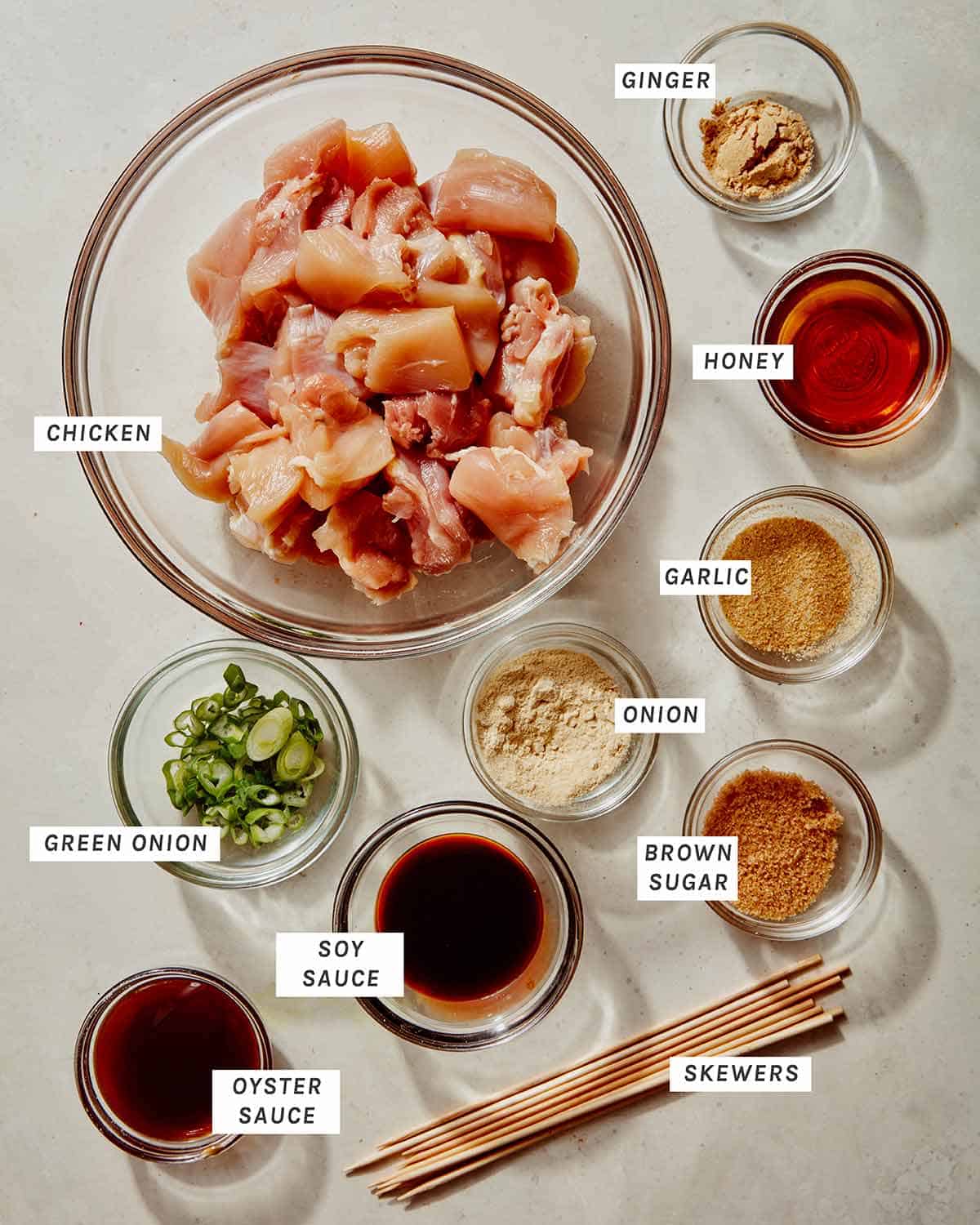 Bang Bang vištienos recepto ingredientai. 