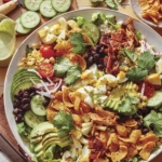 Southwest style cobb salad in a big bowl.