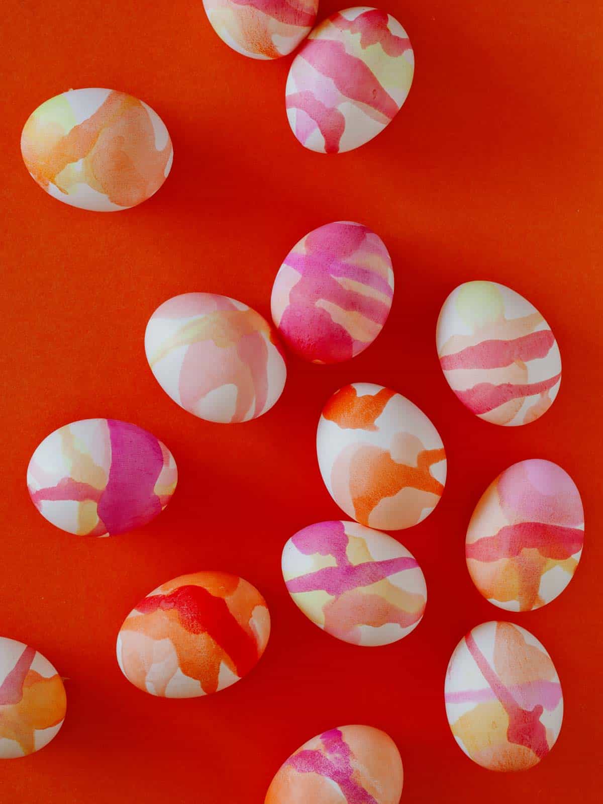 Simple Watercolor Easter Egg do it yourself directions.
