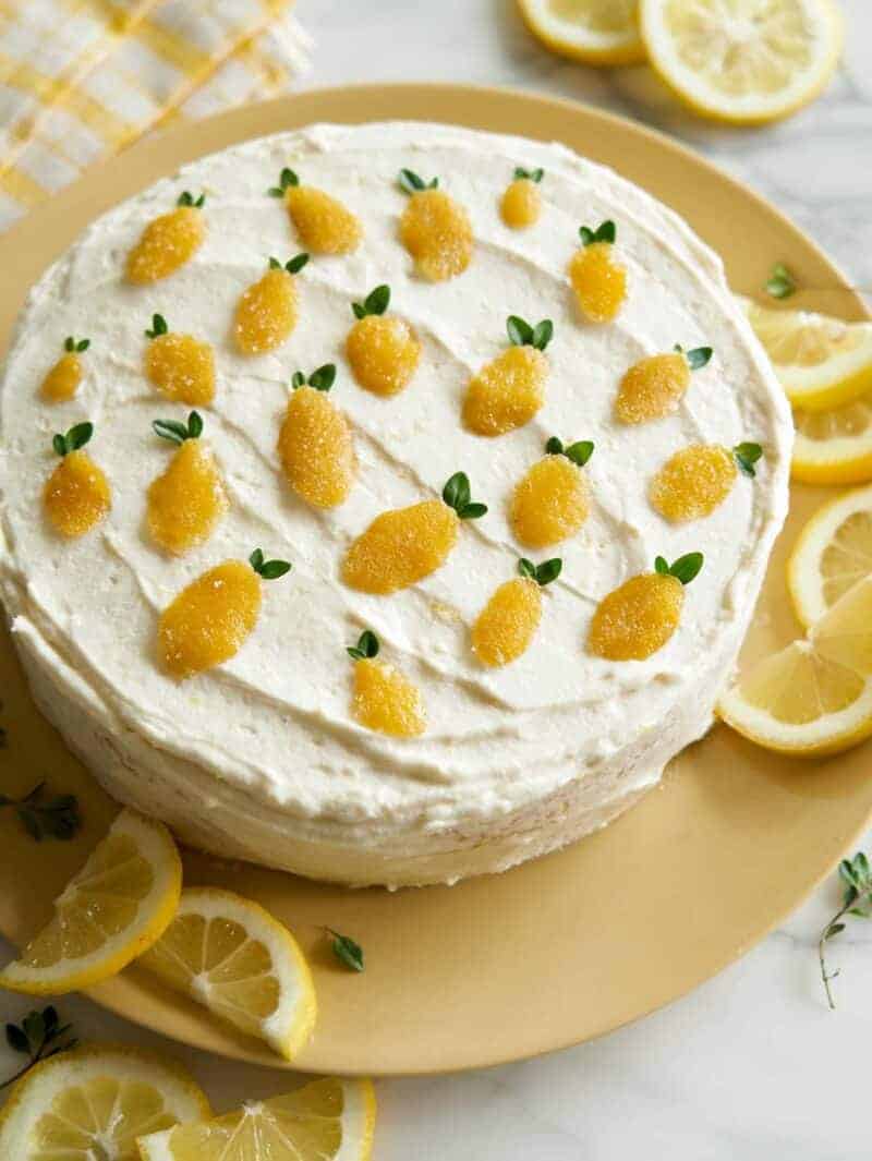 Lemon cake recipe. 