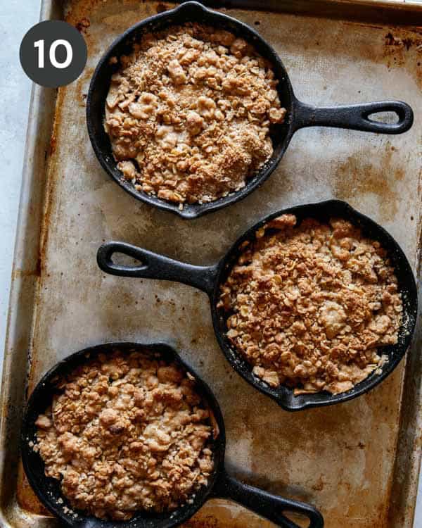 Apple crisps freshly baked. 