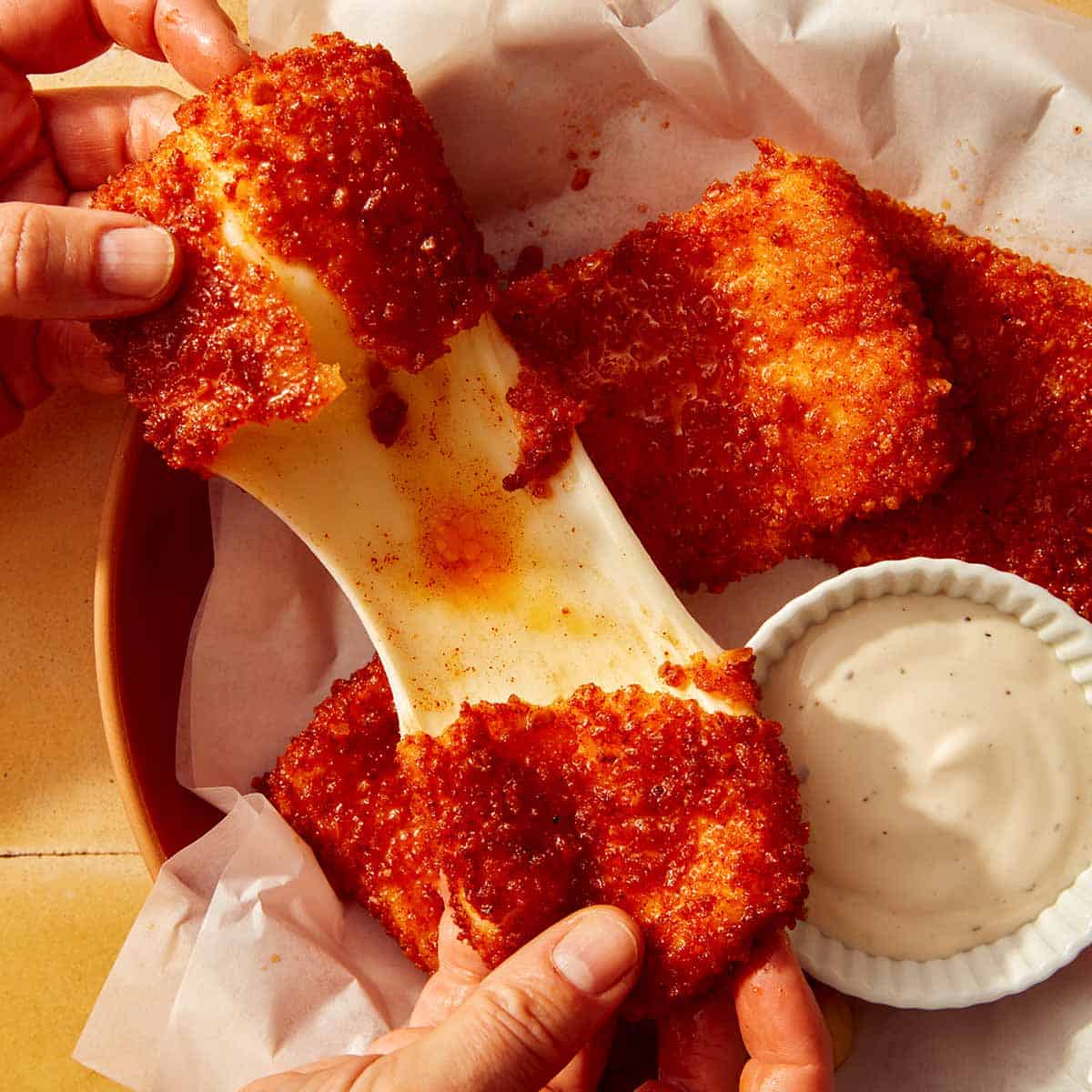 Nashville Hot Mozzarella Sticks (Chili's copycat)